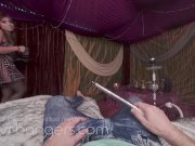 VRBangers Ella Knox smokes hookah and swallow your Cock 2/16