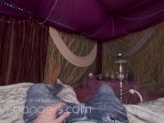 VRBangers Ella Knox smokes hookah and swallow your Cock 3/16