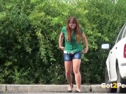 Pissing Next To A Car 15/16