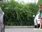 Pissing Next To A Car 2/16