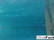 Olivia has some summer fun in the pool 11/16