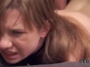 Debt4k. Red-haired miss reaches orgasm and returns the debt at the same tim 14/16