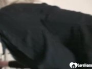 Blonde chick shows off her amazing ass 15/16