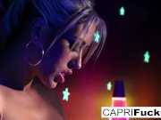 Black-light painted hottie gets a good fucking 4/16
