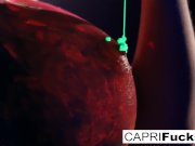 Black-light painted hottie gets a good fucking 6/16