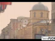 Young redhead Veronika Fare makes a sex tape 2/16