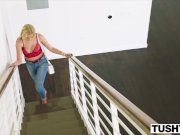 TUSHY Blonde Bombshell Wanted To Be Gaped By Her Professor By Any Means Nec 2/16