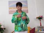 EuropeMaturE Hot Solo Masturbation with Vibrator 3/16