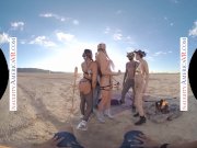 Naughty America - VR you get to fuck 3 chicks in the desert 1/16