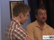 Busty blonde MILF gets two hot loads on her face 6/16