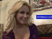 MILF Sarah Vandella big tits fucked and interracial riding 3/16