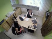 LOAN4K. Long-haired brunette Inga Devil comes to a small loan company 6/16