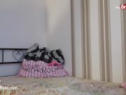 MyDirtyHobby - Big black dildo for blonde German MILF 1/16