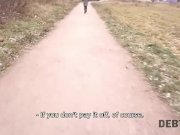 Debt4k. Lovely redhead Alice Klay should suck and ride dick of loan collect 1/16