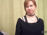 Debt4k. Lovely redhead Alice Klay should suck and ride dick of loan collect 10/16