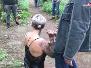 MyDirtyHobby - Mature German publicly creampied by random guy 7/16