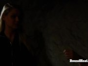 Young Lesbian Slave Gets Her Back Whipped Hard By Dominant Mistress 8/16