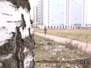 Debt4k. Alice Klay gets fucked by stranger because she took out a loan for 1/16