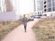 Debt4k. Alice Klay gets fucked by stranger because she took out a loan for 2/16