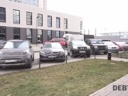 Debt4k. Alice Klay gets fucked by stranger because she took out a loan for 3/16