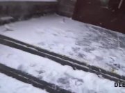 Debt4k. La sexy cameriera dai capelli lunghi Rose Wild 3/16