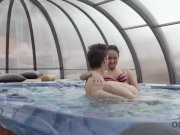 OLD4K. Daddy and Angie Moon have 25 years difference and have hot sex 4/16