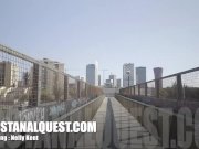 Nasty brunette Nelly Kent’s first anal quest 1/16