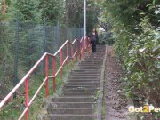 Hottie Relieves Piss Desperation 2/16