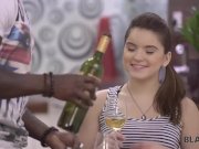 BLACK4K. Cutie Evelina Darling welcomes BBC deep inside 1/16