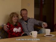 DADDY4K. Eveline and Silvia Dellai want to taste boner 1/16