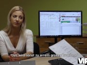 VIP4K. Die natürliche Blondine Nathaly Teges löst all ihre 1/16