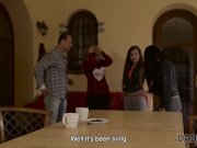 DADDY4K. Muscled daddy demonstrates teens what real sex passion is 2/16