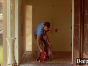 Deeper. Ashley Red Gags on a Huge Black Dick for her Husband 4/16