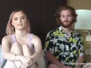 Real amateur couple couldnt wait to make a porno 4/16