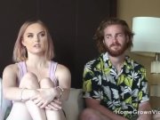 Real amateur couple couldnt wait to make a porno 6/16
