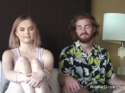 Real amateur couple couldnt wait to make a porno 7/16