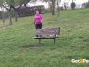 Letting Her Juices Flow In Public 6/16