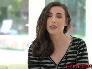 Luscious brunette Casey Calvert interviewed before BBC anal 4/16