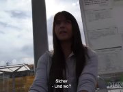 HUNT4K. Angella Christin vom Busbahnhof kommt für Geld zum 1/16
