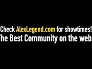 Alex Legend Jizzes On Nerds Amarna Miller & Nickey Huntsman! 1/16
