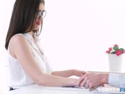 Dirty Flix - April Storm - Nerdy teen designer fucked good 1/16