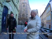 HUNT4K. Blind date turns into cuckold session with busty blonde 1/16