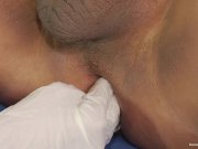 Naughty nurse sucks and fingers her patients ass 7/16