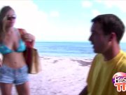 Beach Tease With Busty Blonde Ivana Branchi 3/16