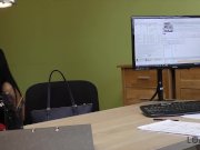 LOAN4K. Unemployed brunette babe has no choice so why undresses 10/16