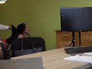 LOAN4K. Unemployed brunette babe has no choice so why undresses 15/16