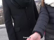 HUNT4K. Hechicera pelirroja con pechos increíbles está feliz de follar 2/16