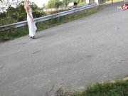 MyDirtyHobby - Hot German MILF picked up and creampied POV 1/16