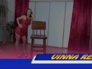 Stunning Brunette In Solo Dildo Action 4/16