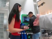 HUNT4K. Hottie in red dress has no cash but man is ready to help 3/16